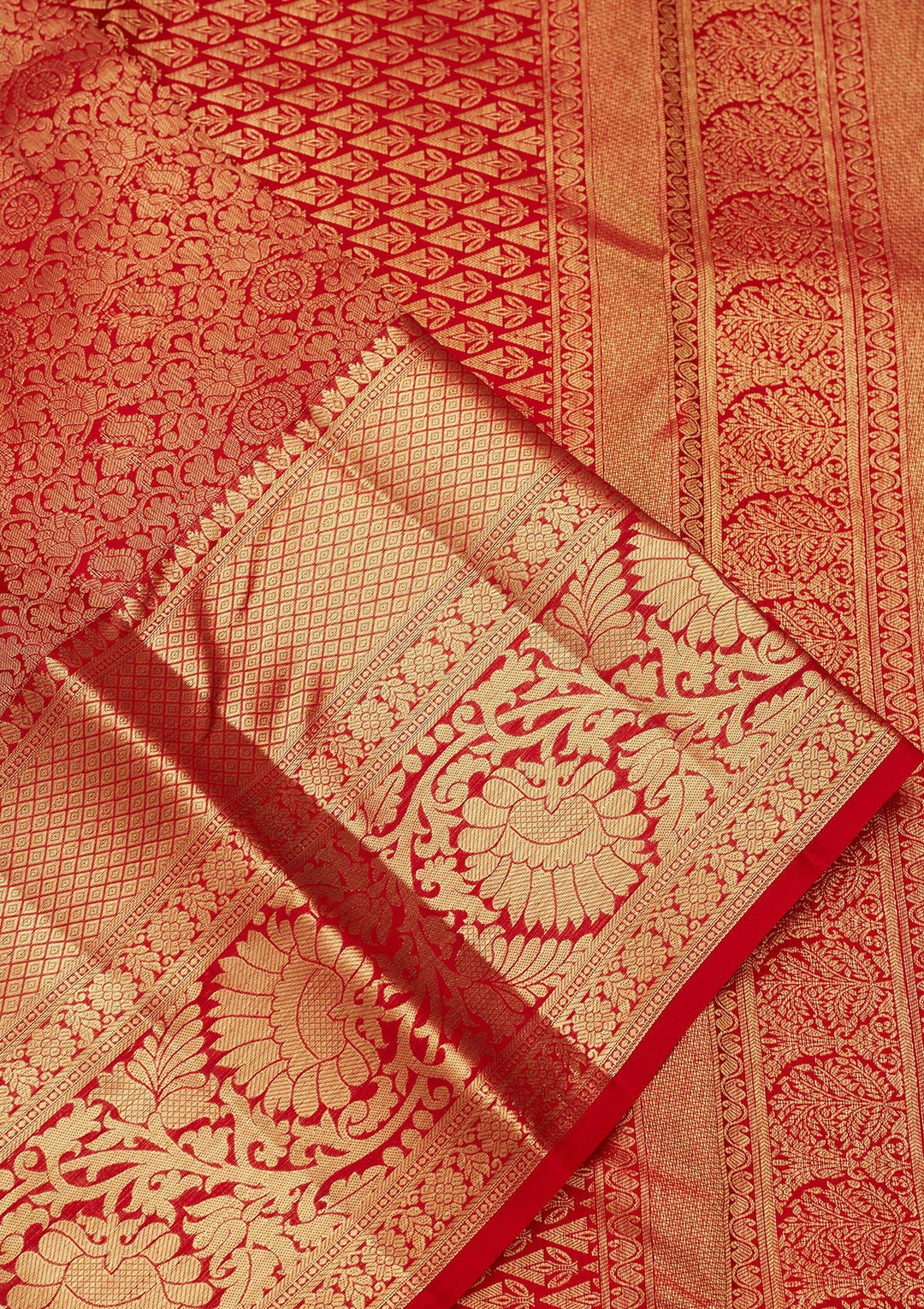 Maroon Zariwork Pure Silk Saree-Koskii