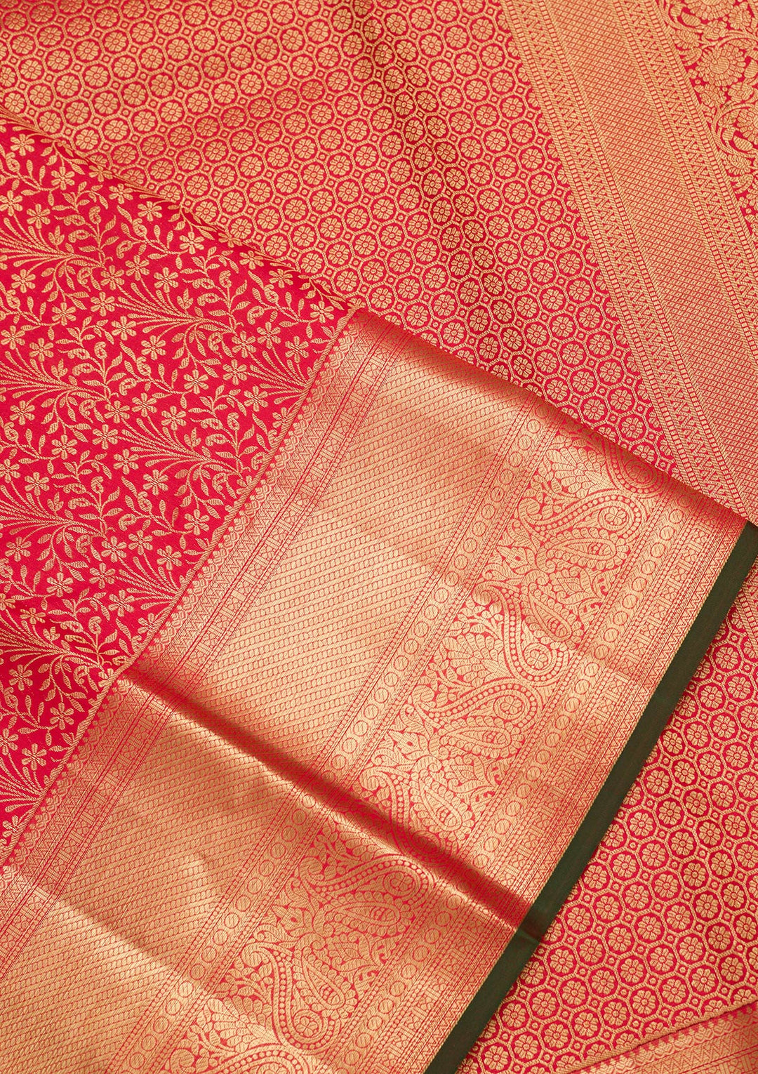 Maroon Zariwork Pure Silk Saree-Koskii