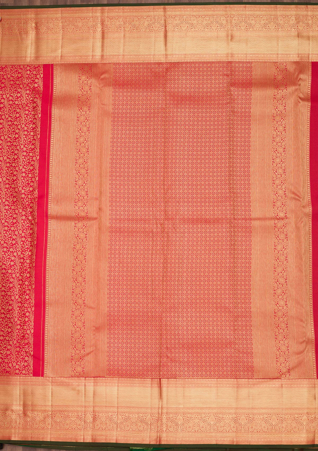 Maroon Zariwork Pure Silk Saree-Koskii