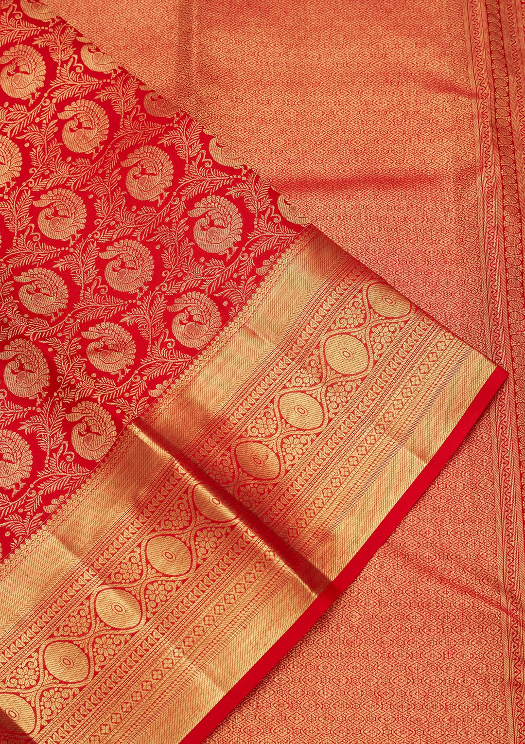 Maroon Zariwork Pure Silk Saree-Koskii