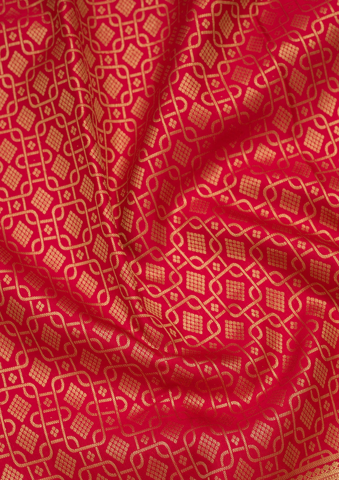 Maroon Zariwork Pure Silk Saree-Koskii
