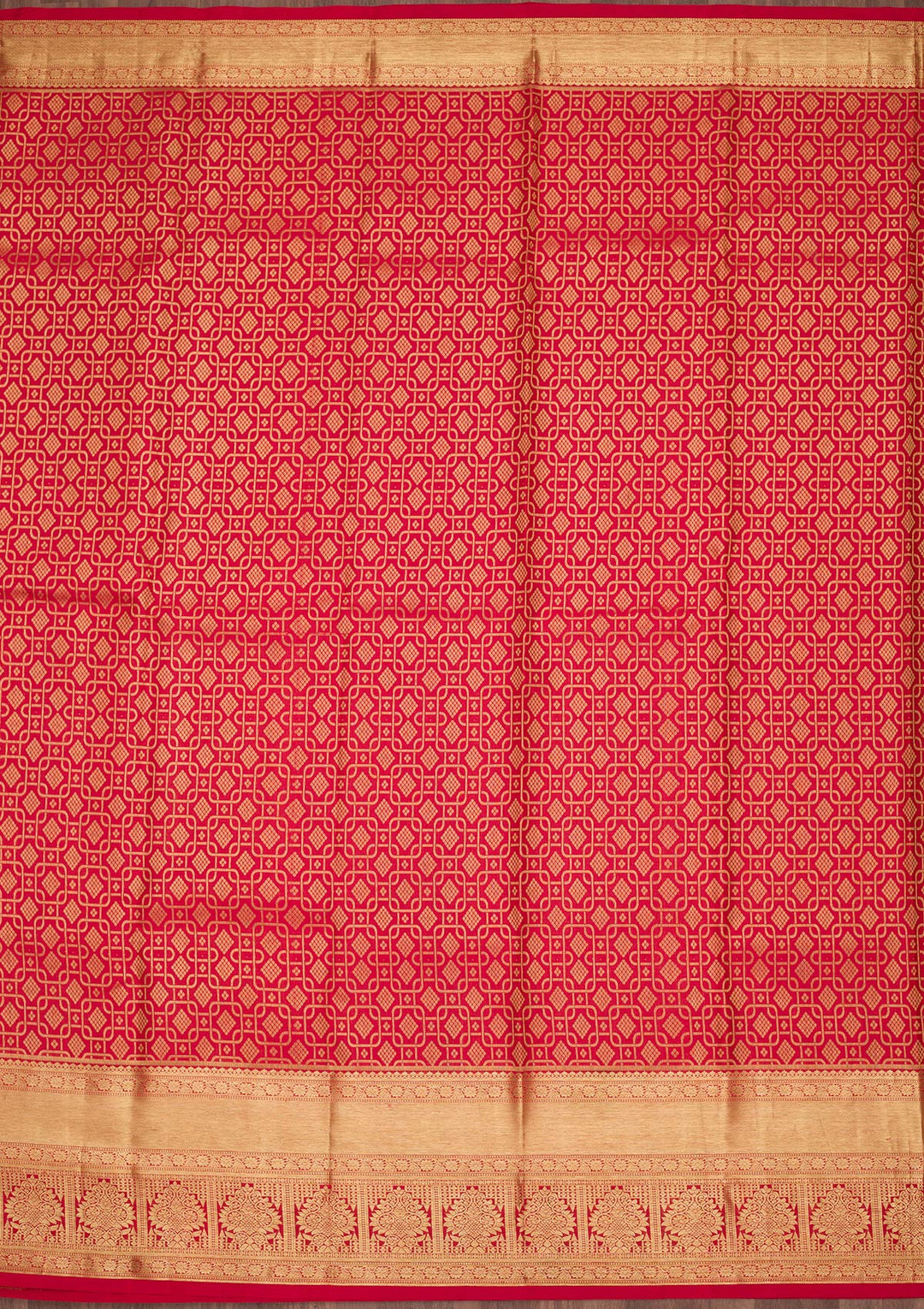 Maroon Zariwork Pure Silk Saree-Koskii