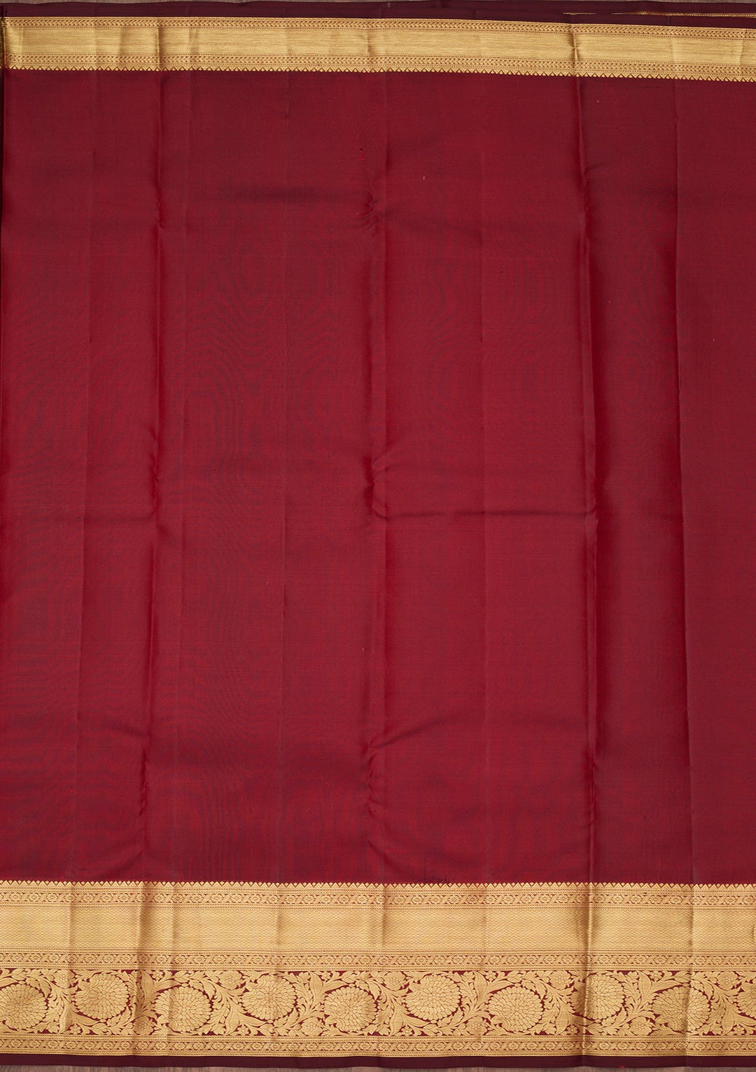 Brown Zariwork Pure Silk Saree-Koskii