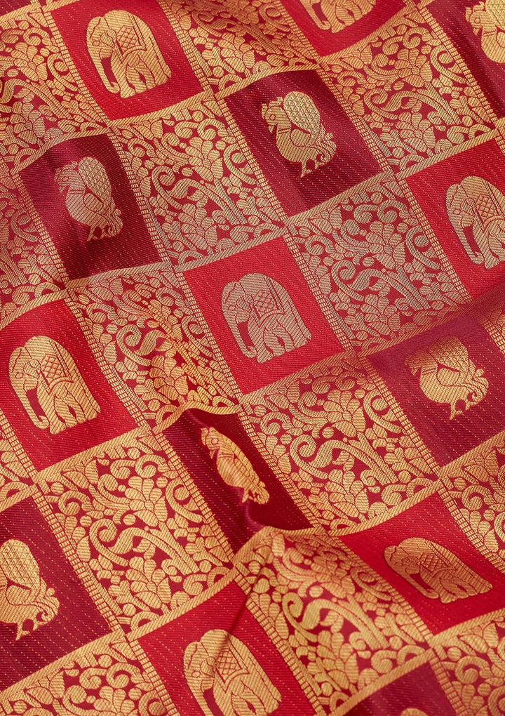 Multi Zariwork Pure Silk Saree-Koskii