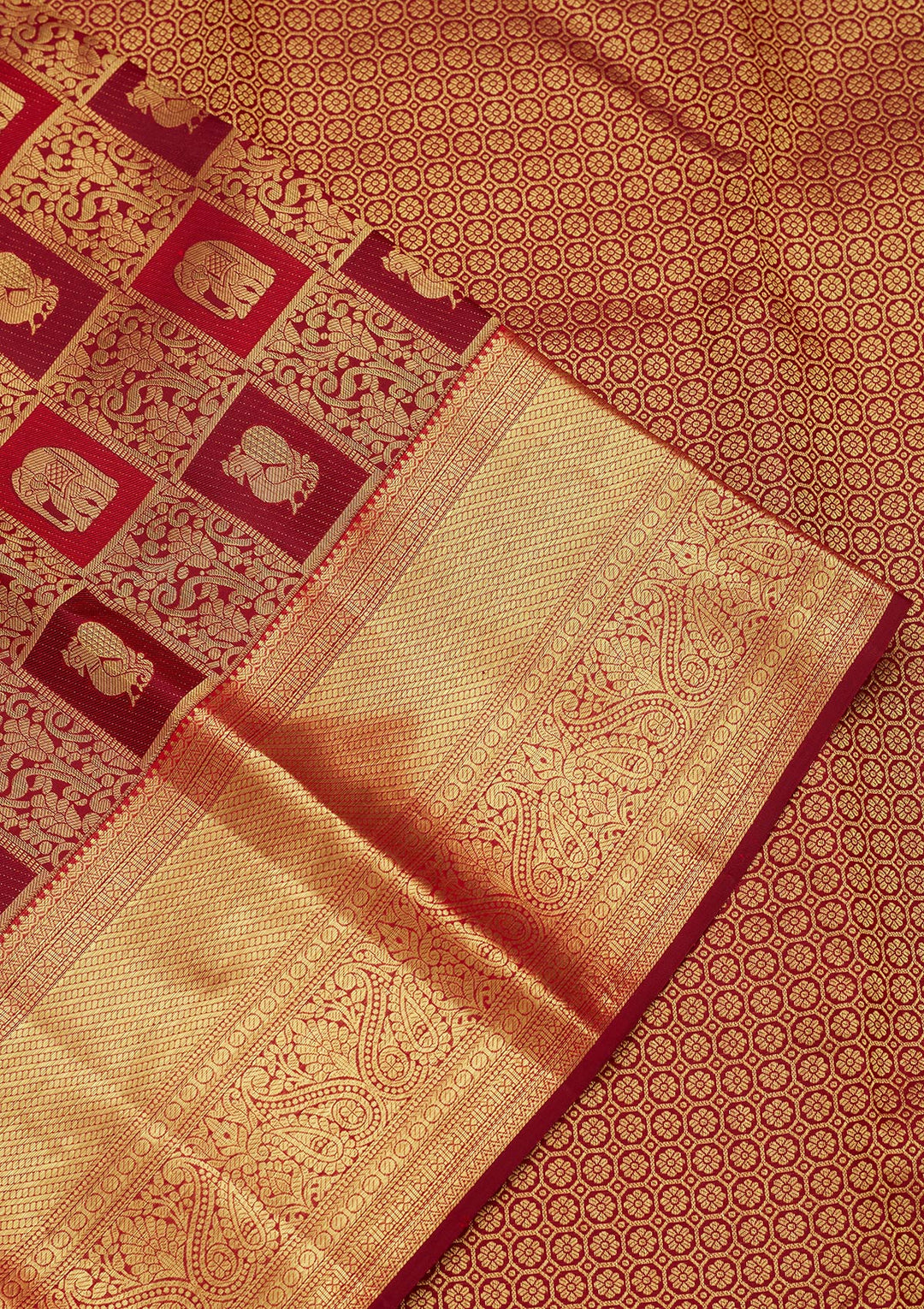 Multi Zariwork Pure Silk Saree-Koskii