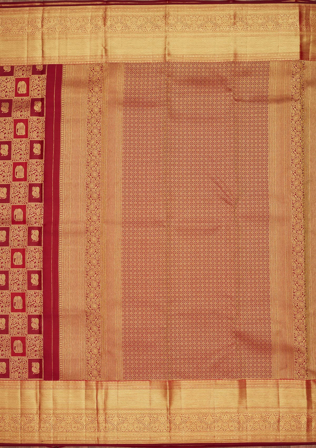 Multi Zariwork Pure Silk Saree-Koskii