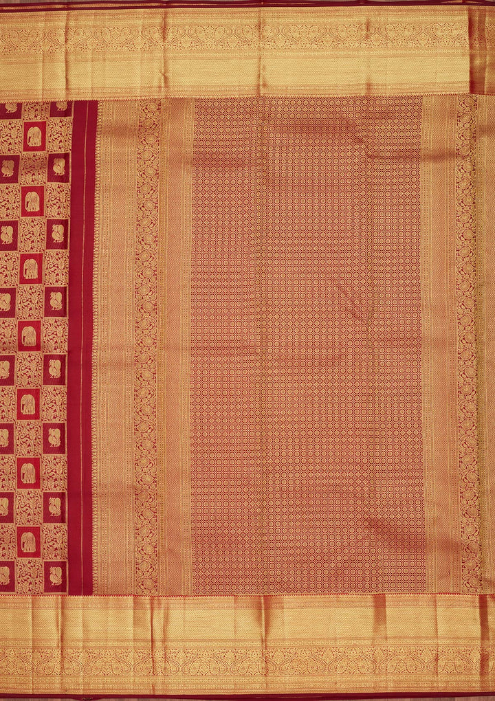 Multi Zariwork Pure Silk Saree-Koskii