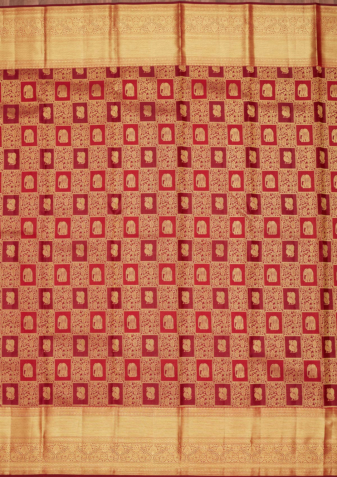 Multi Zariwork Pure Silk Saree-Koskii