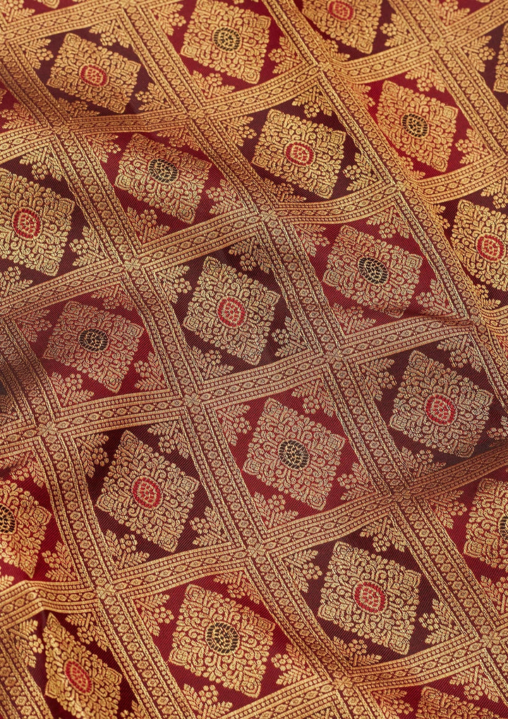 Multi Zariwork Pure Silk Saree-Koskii