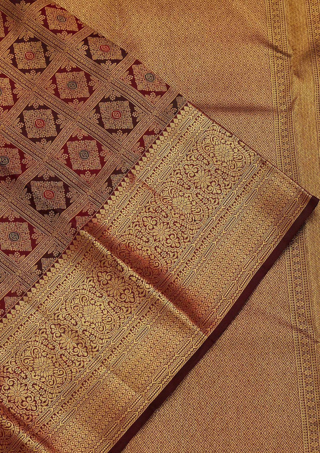 Multi Zariwork Pure Silk Saree-Koskii