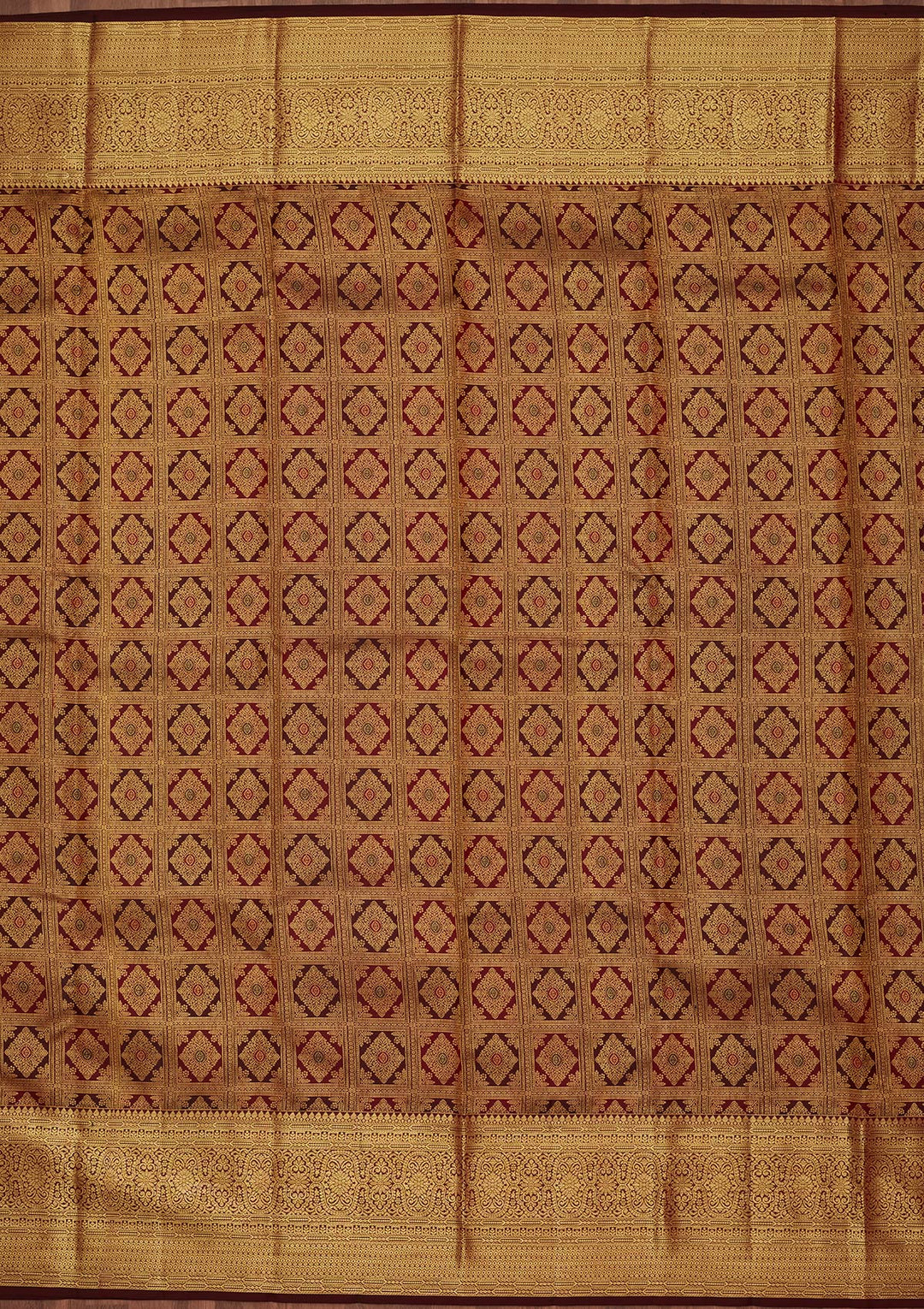 Multi Zariwork Pure Silk Saree-Koskii