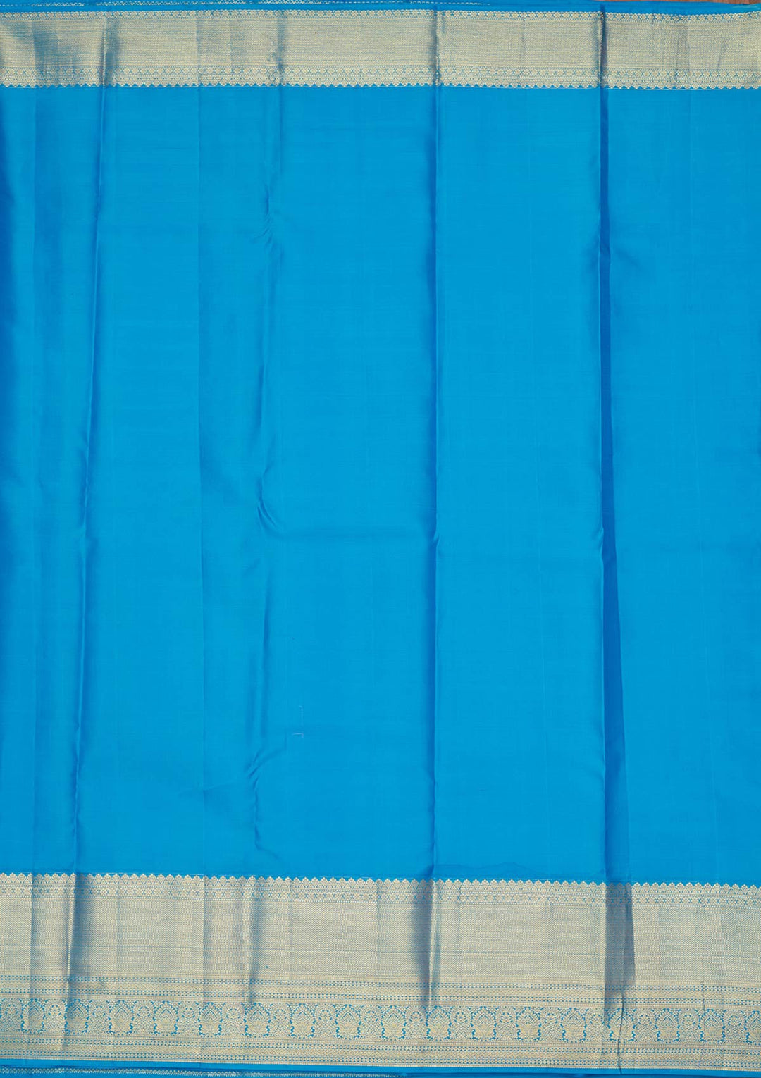Royal Blue Zariwork Pure Silk Saree-Koskii