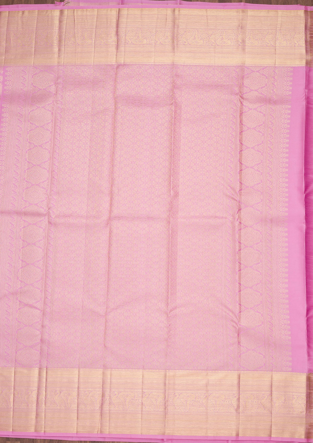 Pink Zariwork Pure Silk Saree-Koskii
