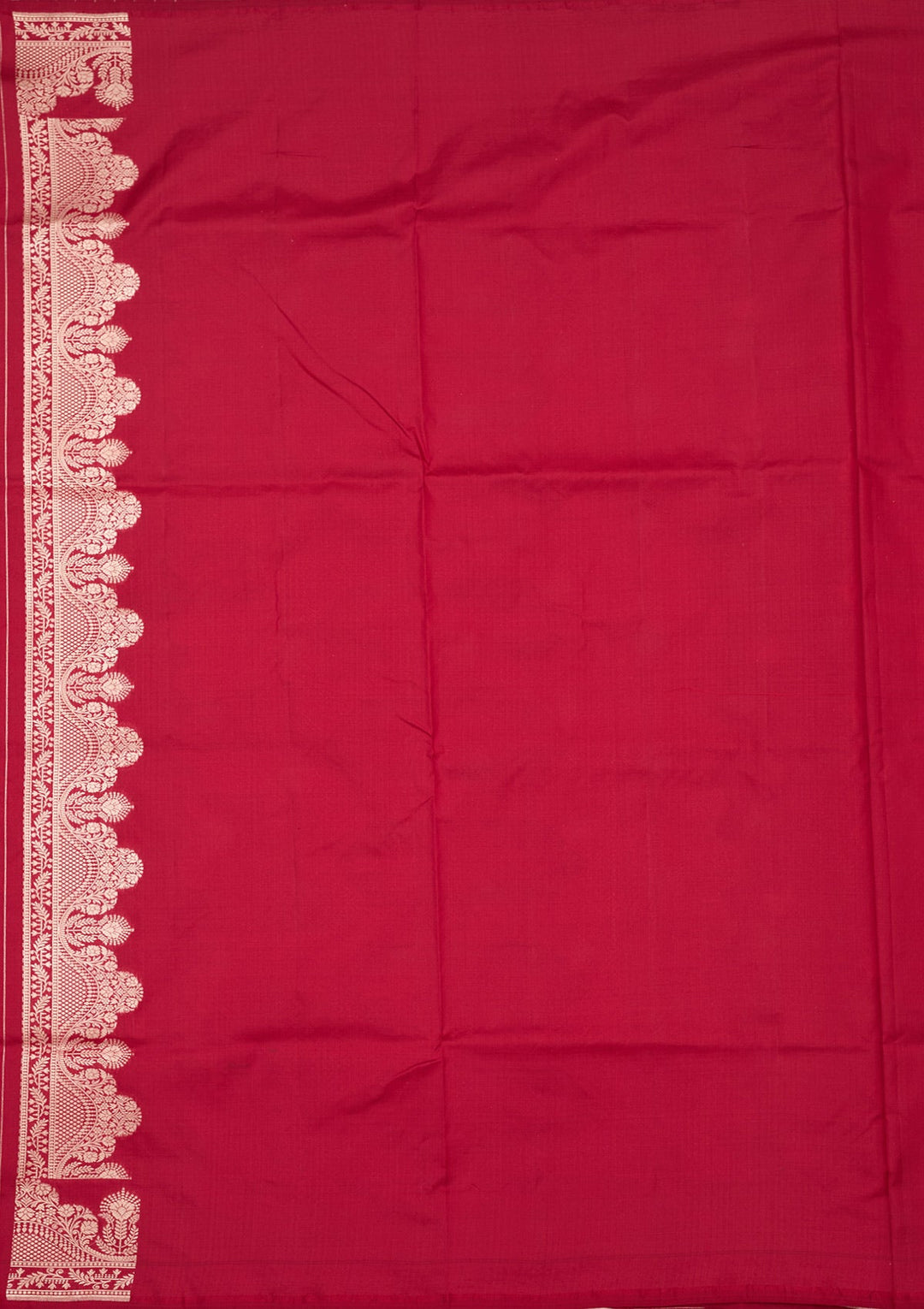 Wine Zariwork (Gold) Silk Silk_Saree