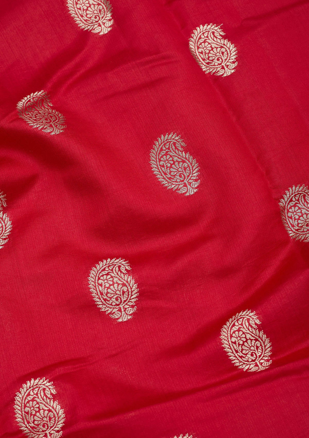 Red Zariwork Pure Silk Saree