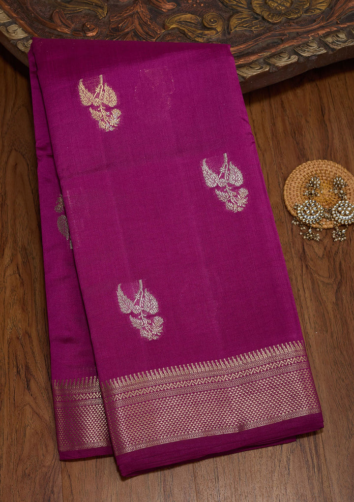Light Lavender Zariwork Pure Silk Saree-koskii
