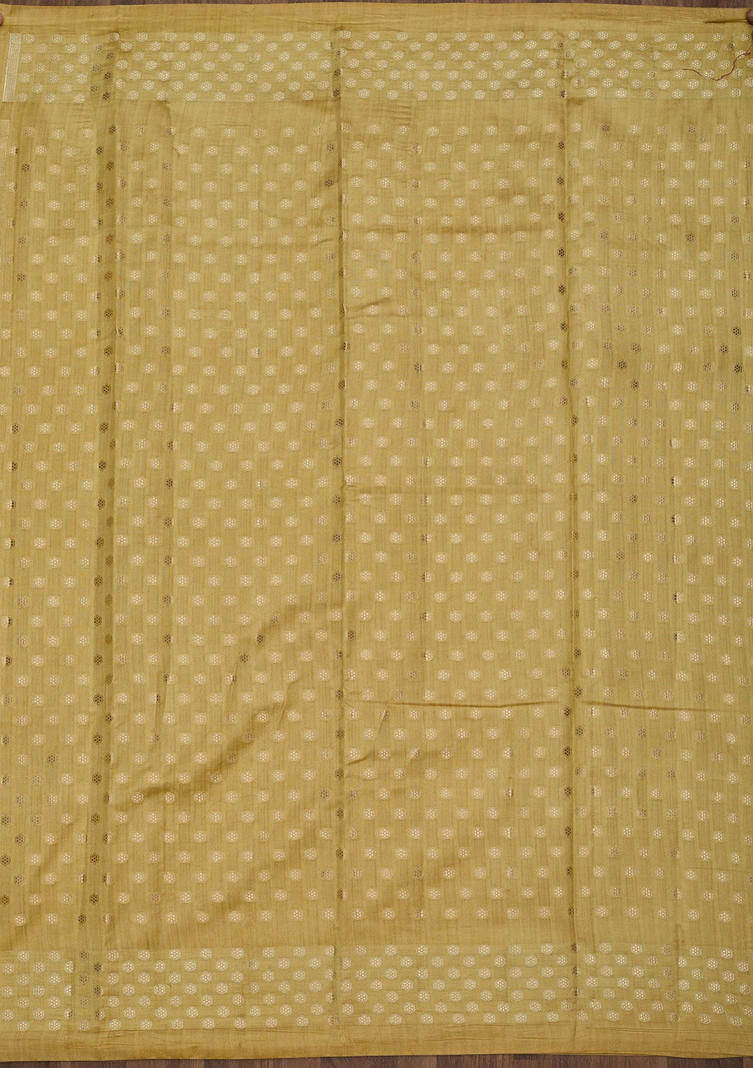 Cream Zariwork Pure Silk Saree