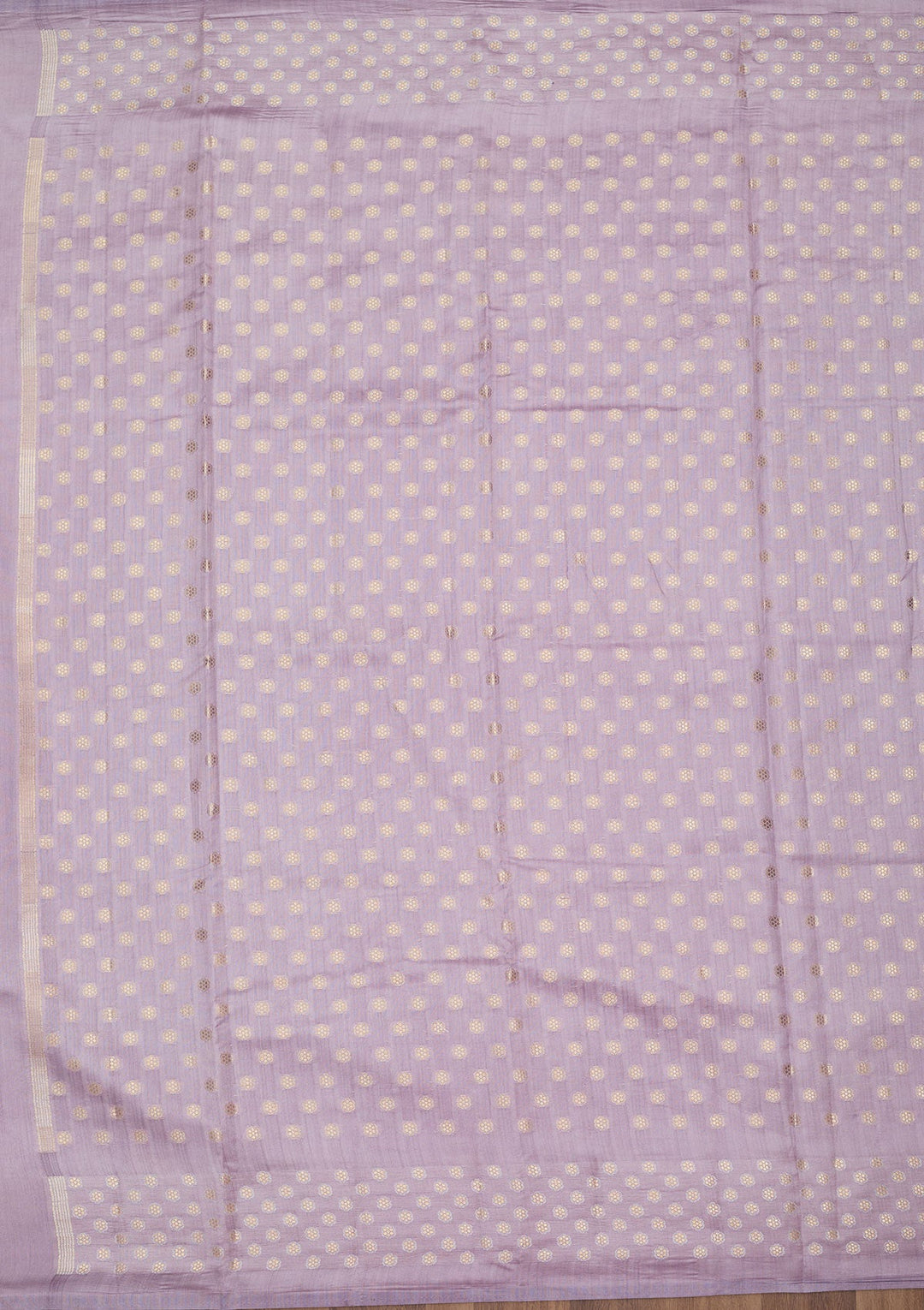 Violet Zariwork Pure Crepe Silk Saree