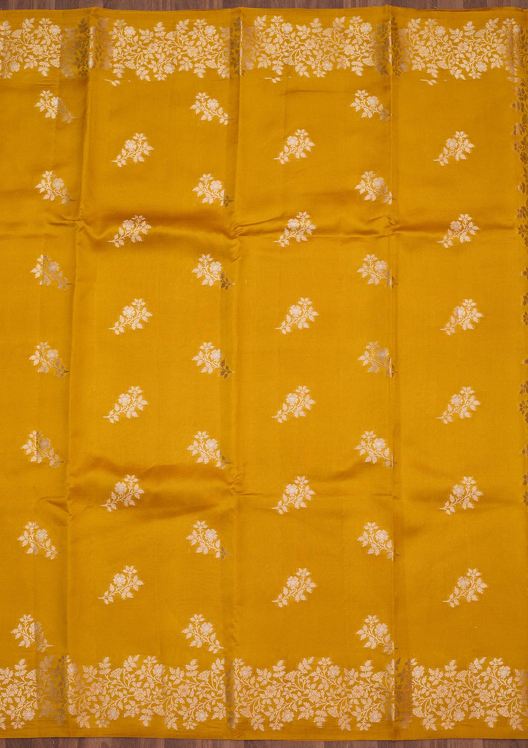 Mustard Zariwork (Gold) Pure Silk Silk_Saree
