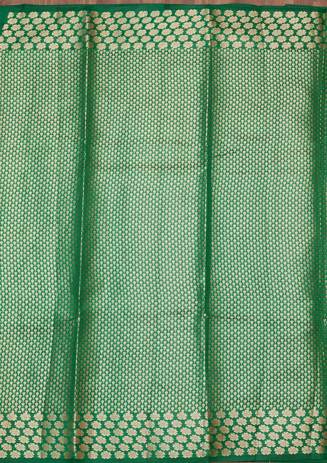 Rama Green Zariwork (Gold) Pure Silk Silk_Saree