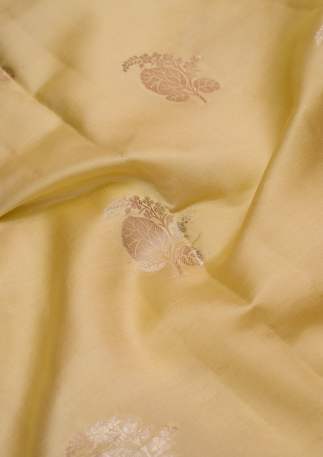 Lemon Yellow Zariwork (Gold) Pure Silk Silk_Saree