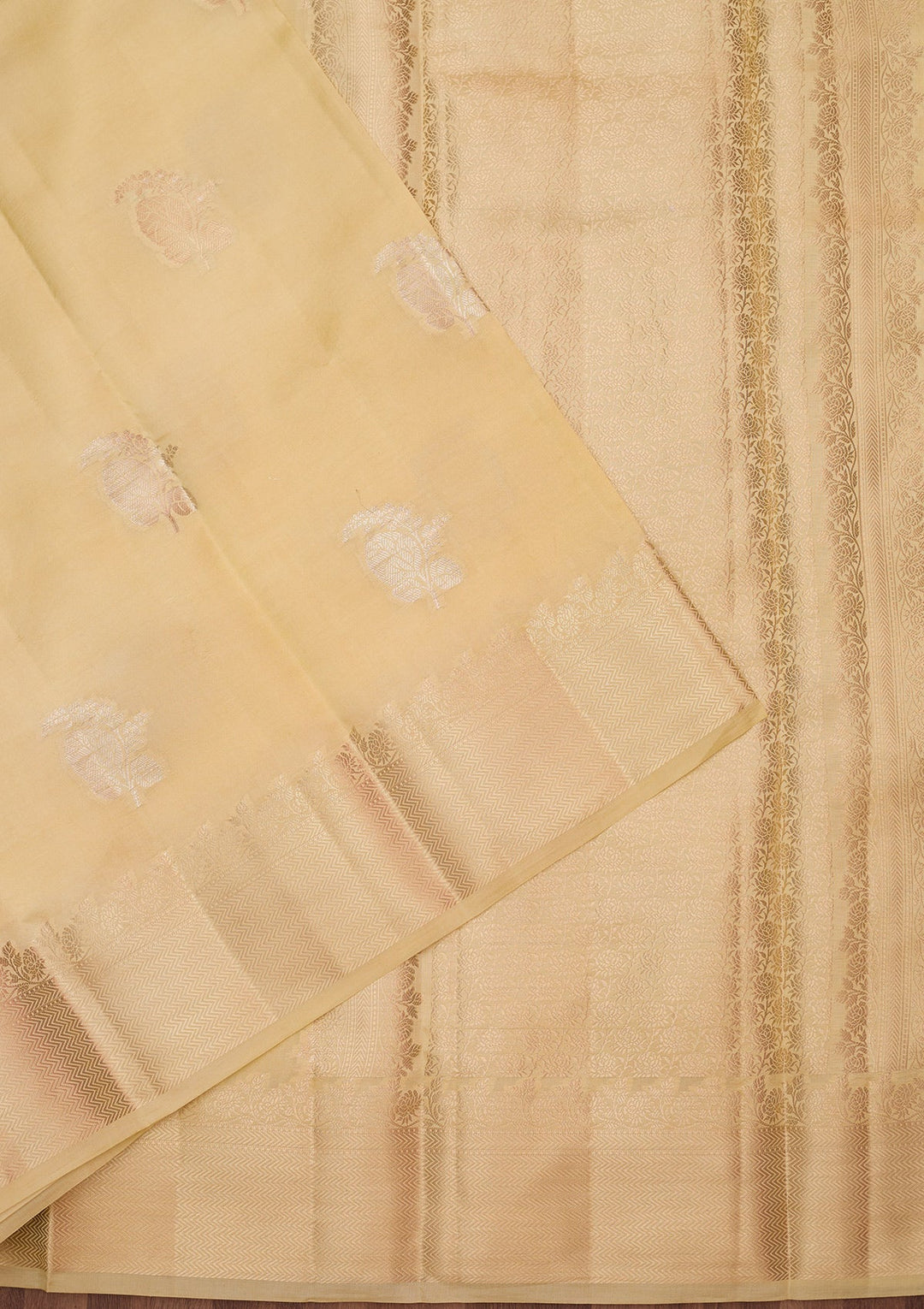 Lemon Yellow Zariwork (Gold) Pure Silk Silk_Saree