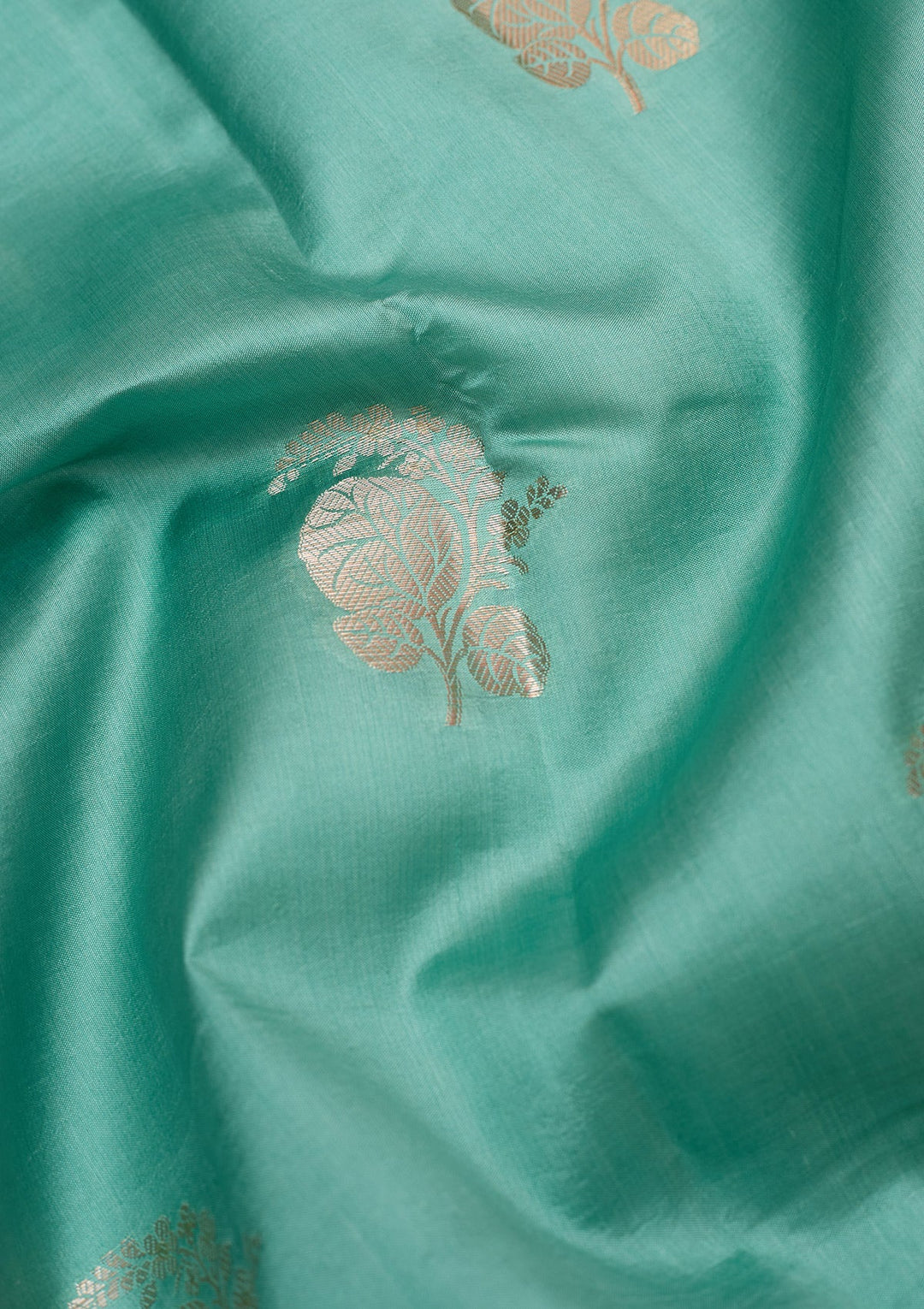 Sky Blue Zariwork (Gold) Pure Silk Silk_Saree