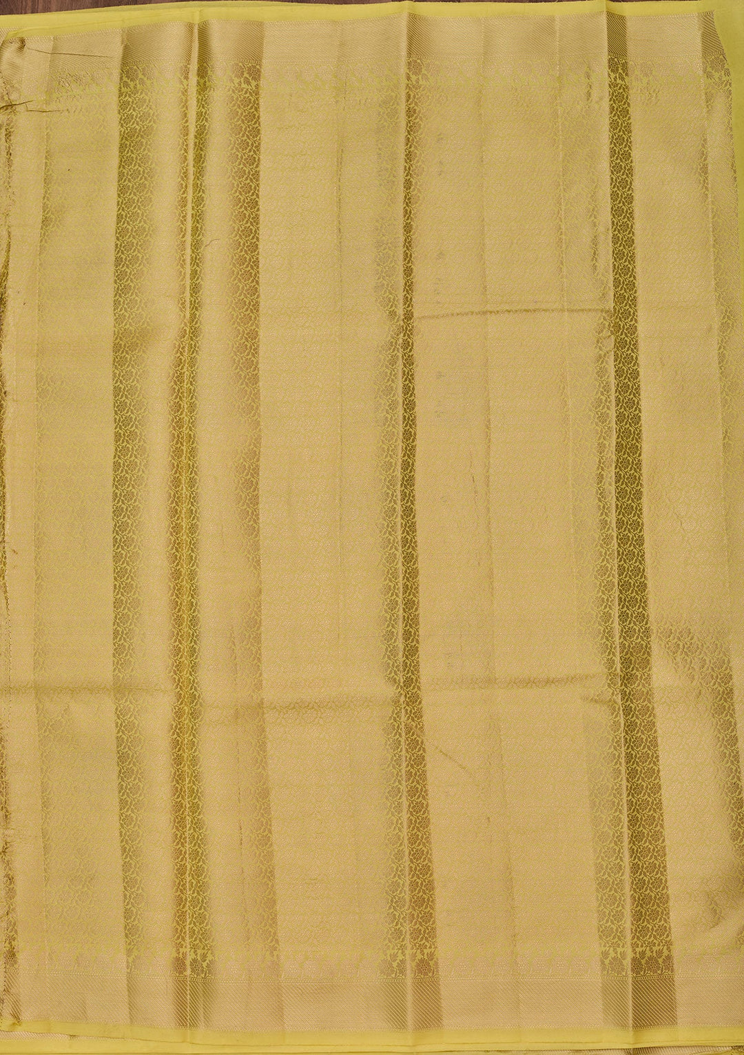 Lemon Yellow Zariwork Silk Silk_Saree