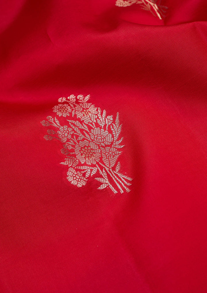 Red Zariwork Silk Silk_Saree