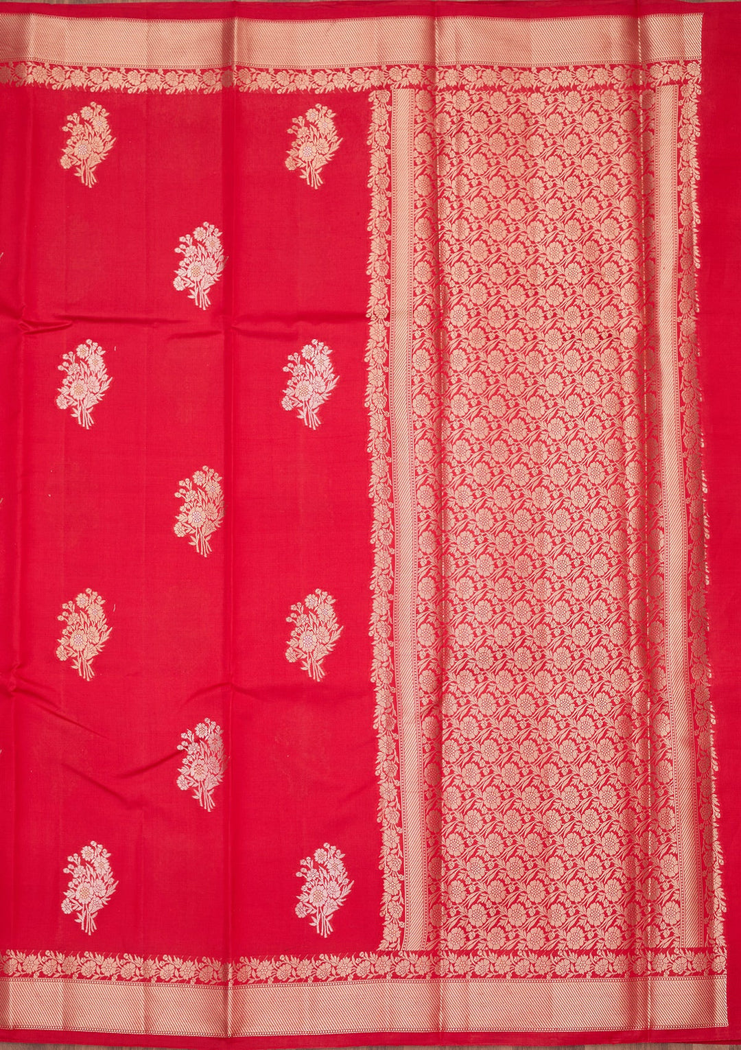Red Zariwork Silk Silk_Saree