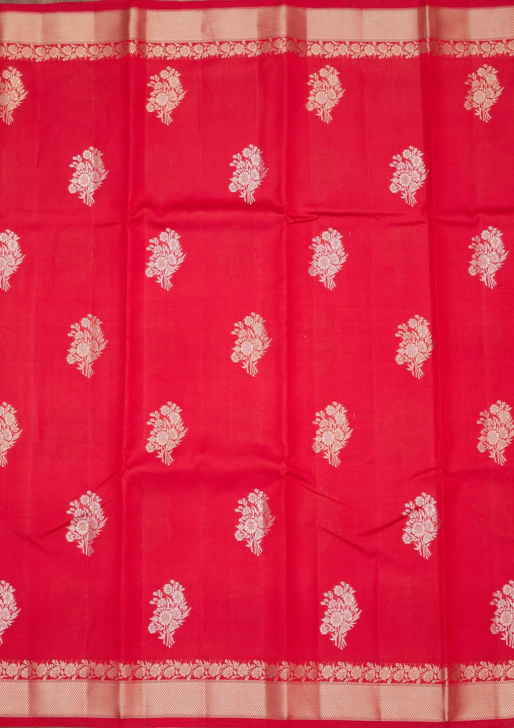 Red Zariwork Silk Silk_Saree