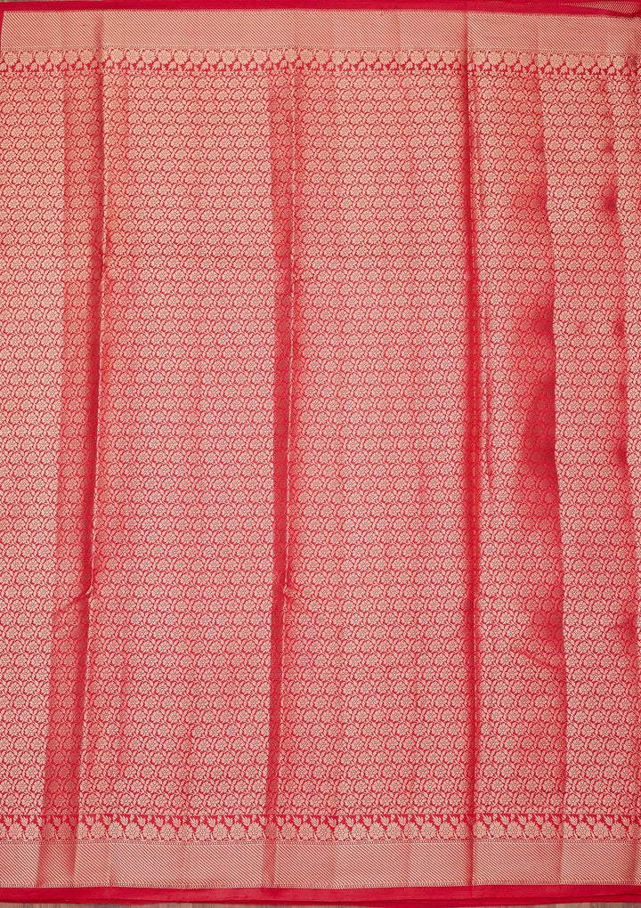 Red Zariwork Silk Silk_Saree