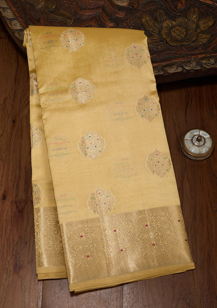 Gold Zariwork (Gold) Pure Silk Silk_Saree