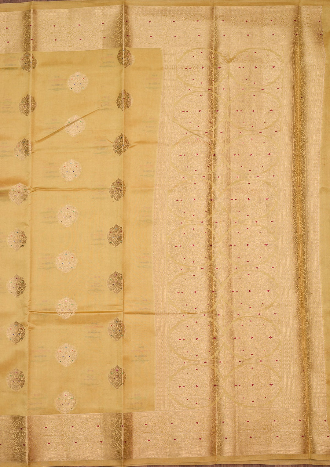 Gold Zariwork (Gold) Pure Silk Silk_Saree