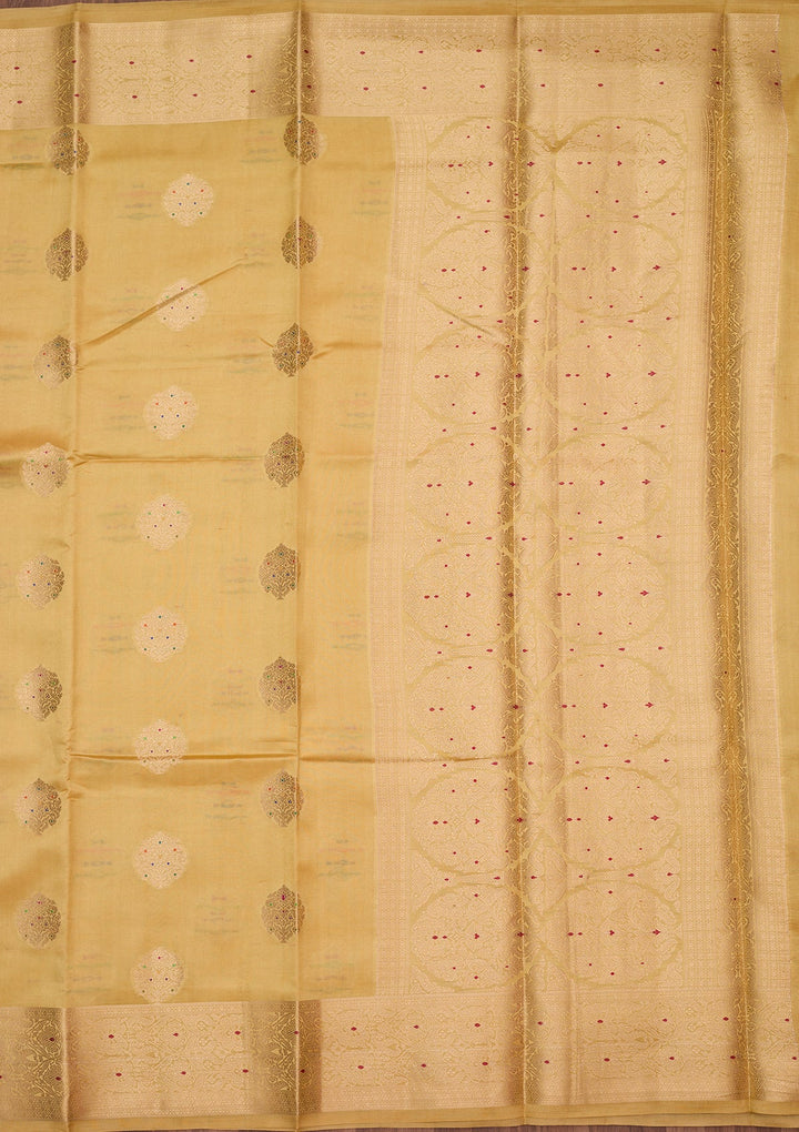Gold Zariwork (Gold) Pure Silk Silk_Saree