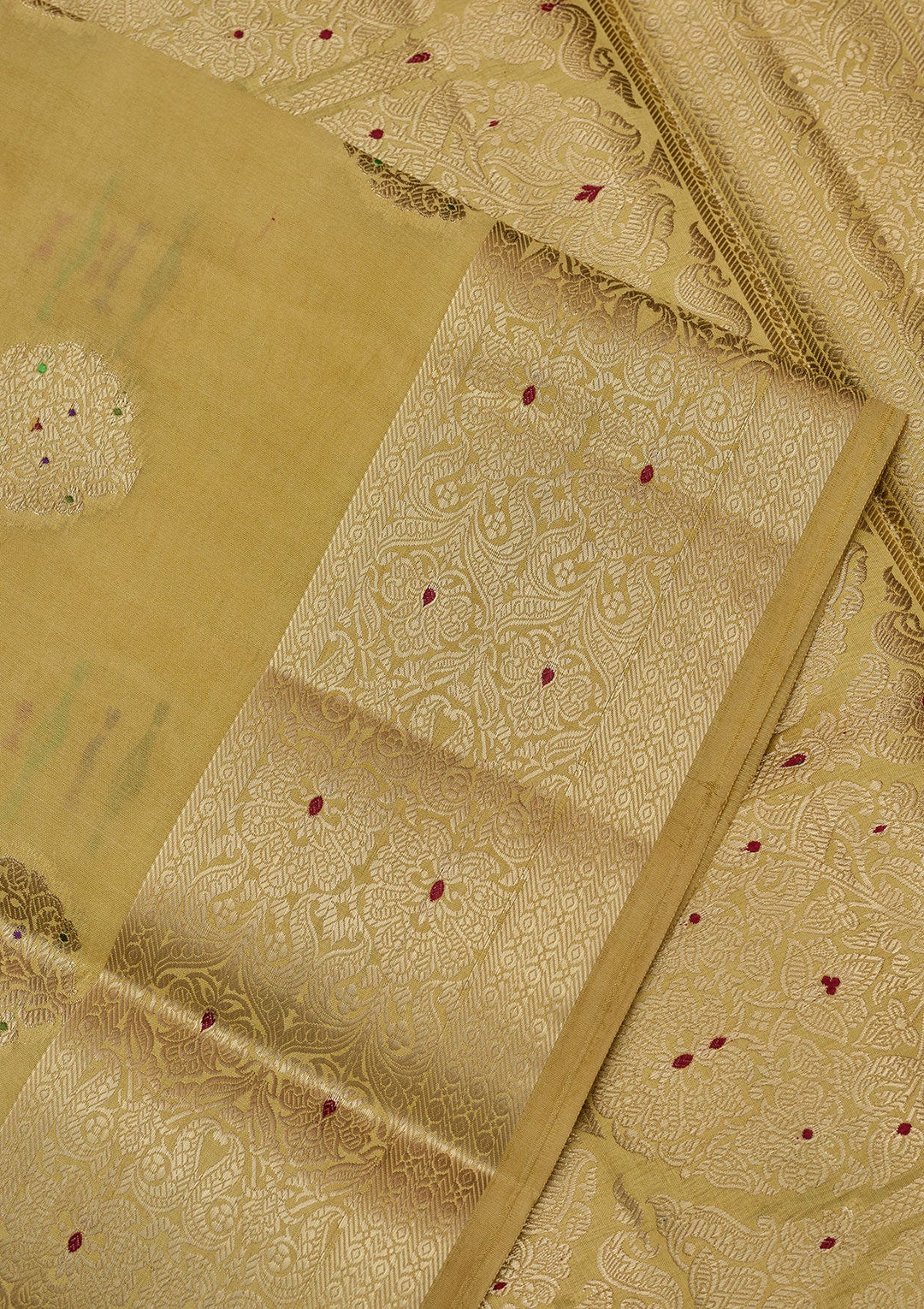 Yellow Zariwork Pure Silk Saree