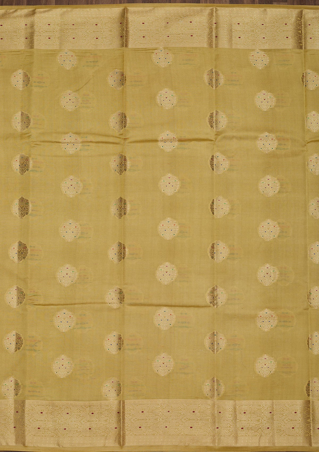 Yellow Zariwork Pure Silk Saree