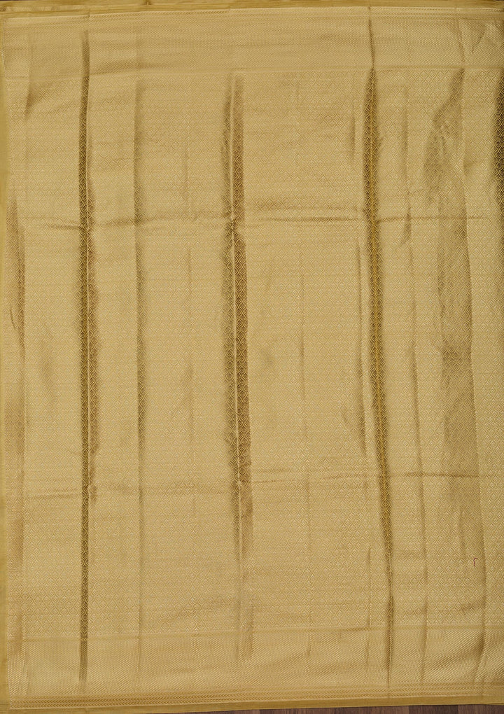 Yellow Zariwork Pure Silk Saree