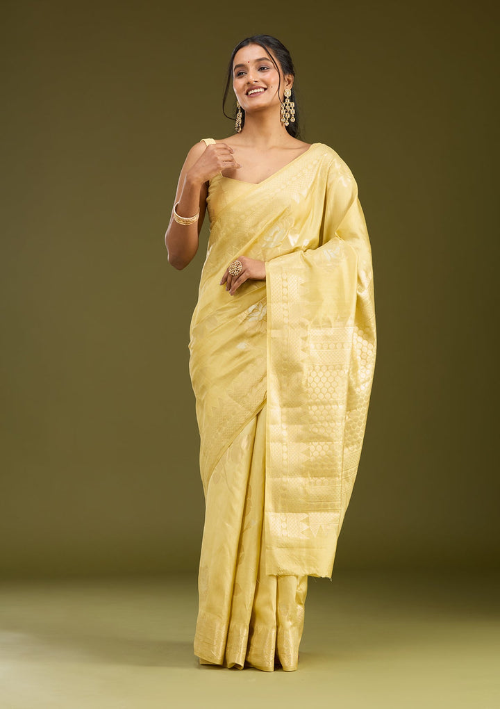 Gold Zariwork (Gold) Pure Silk Saree
