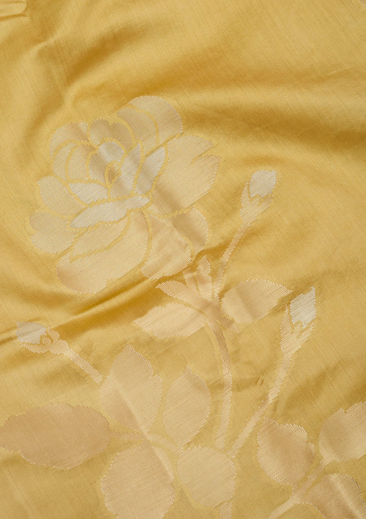 Pista Green Zariwork Pure Silk Saree