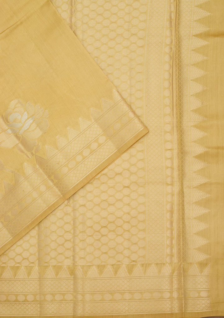 Pista Green Zariwork Pure Silk Saree