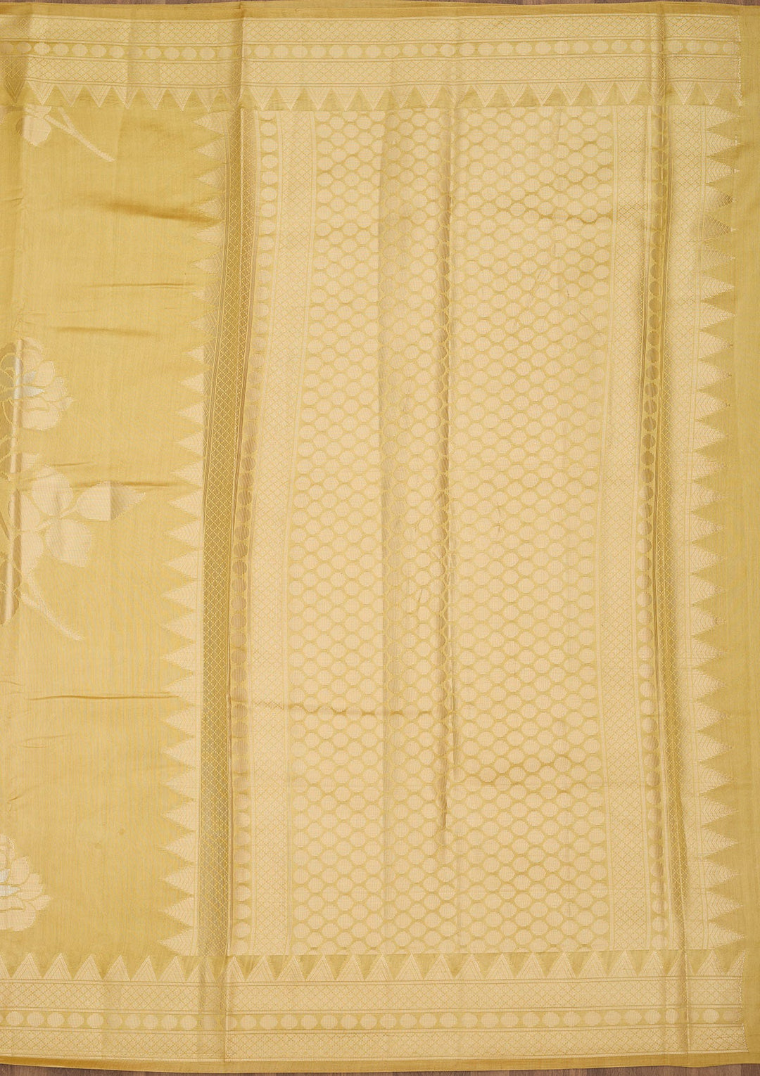 Pista Green Zariwork Pure Silk Saree