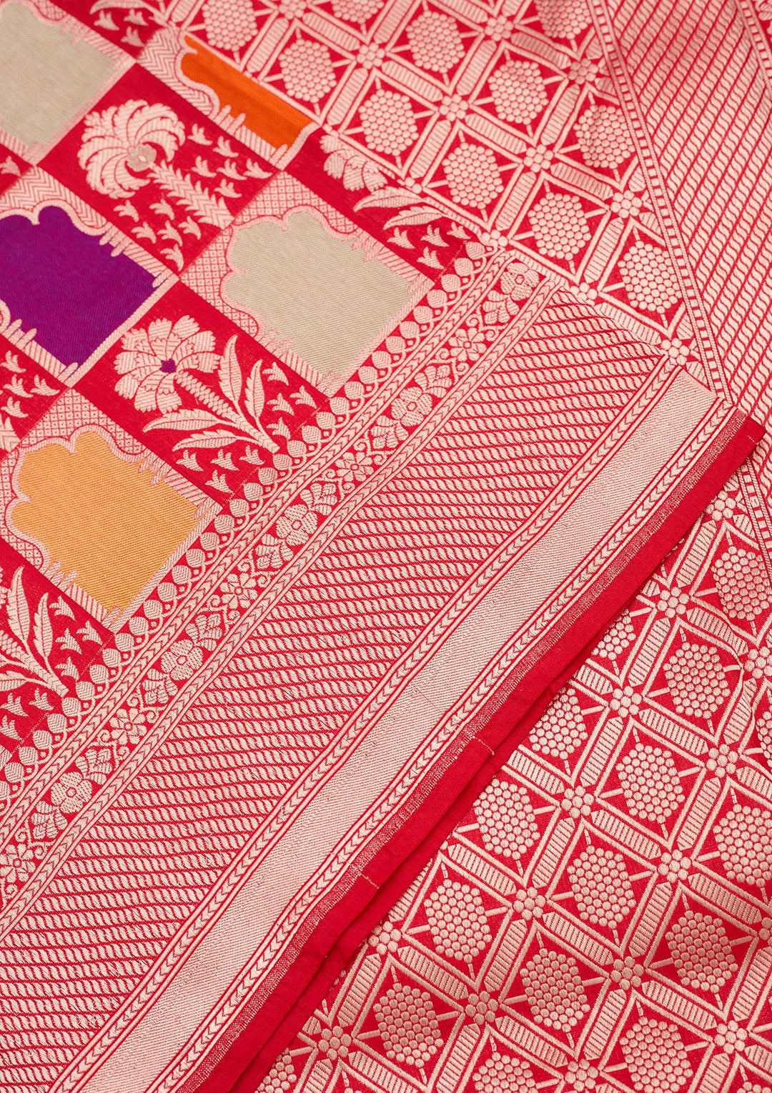 Red Zariwork Silk Silk_Saree