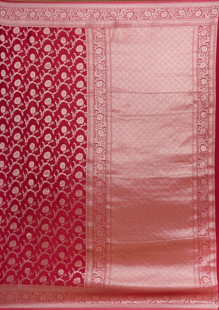 Maroon Zariwork (Gold) Silk Silk_Saree