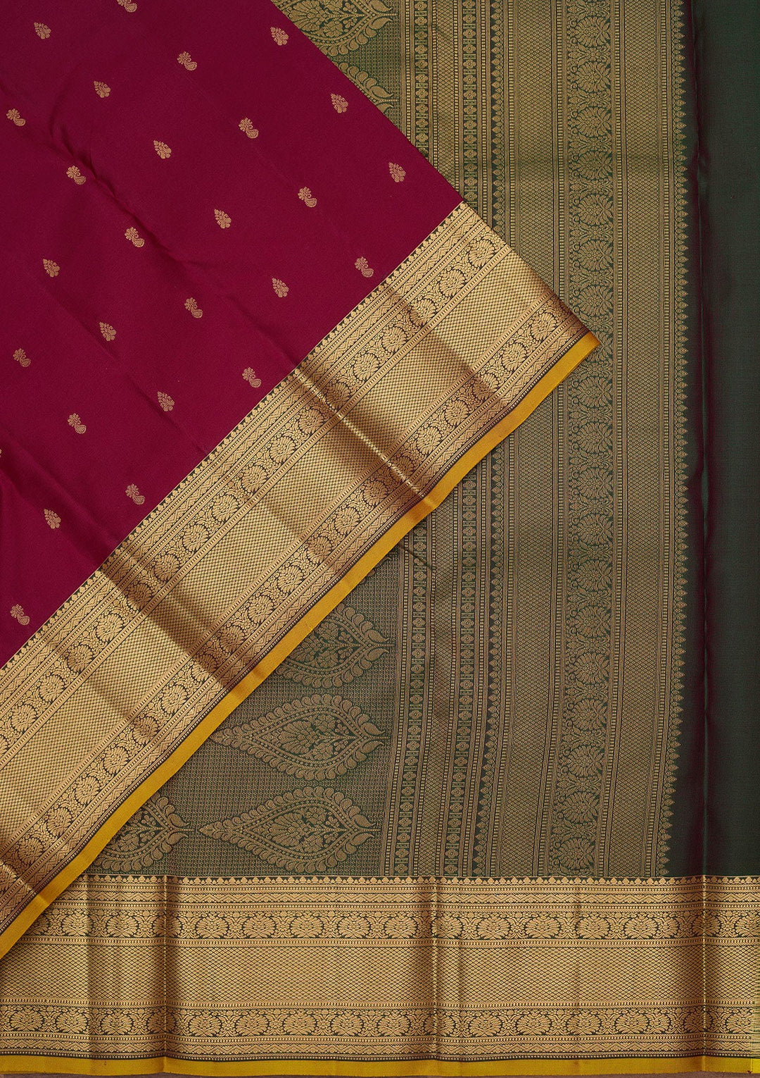 Maroon Zariwork Pure Silk Saree