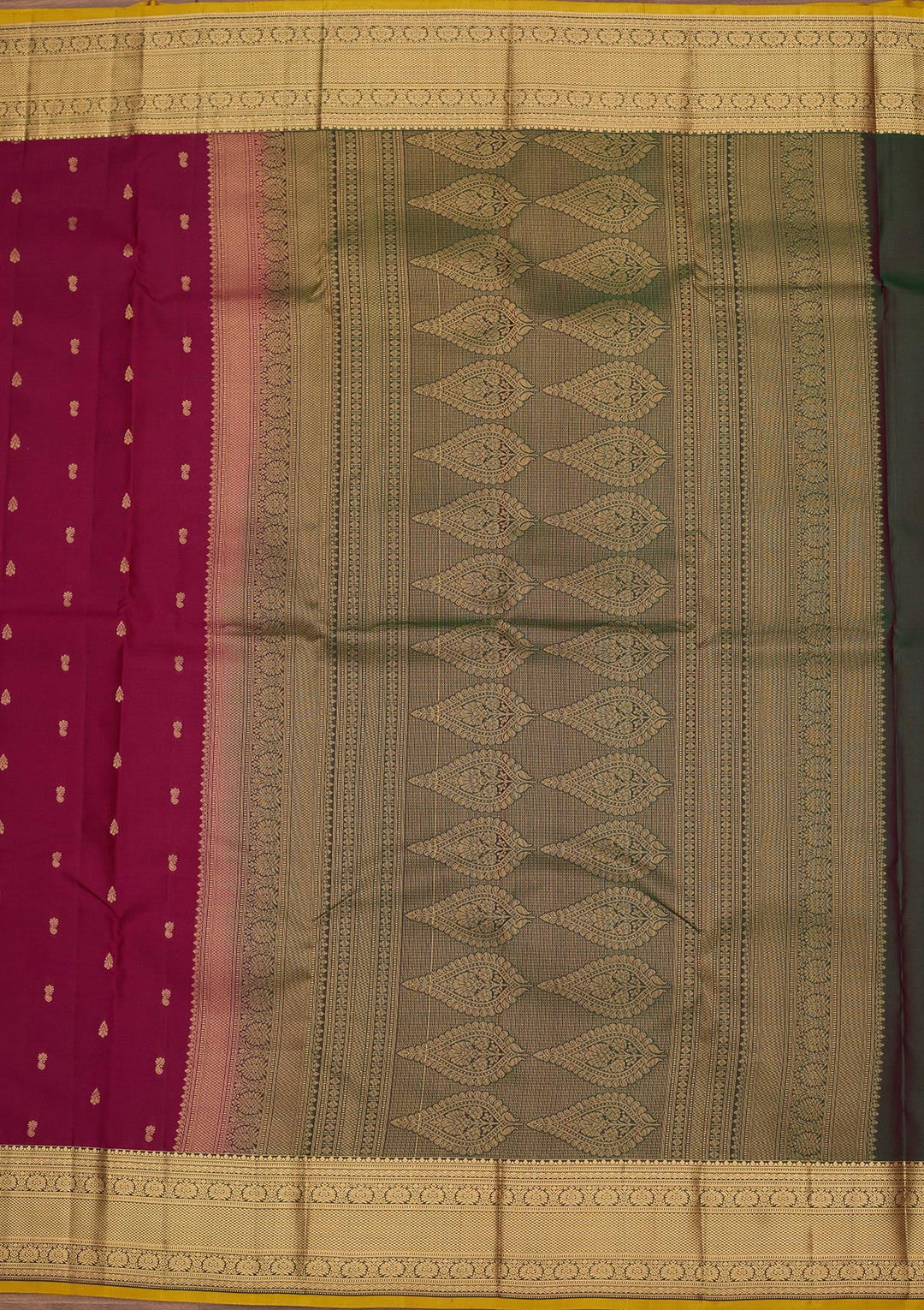 Maroon Zariwork Pure Silk Saree