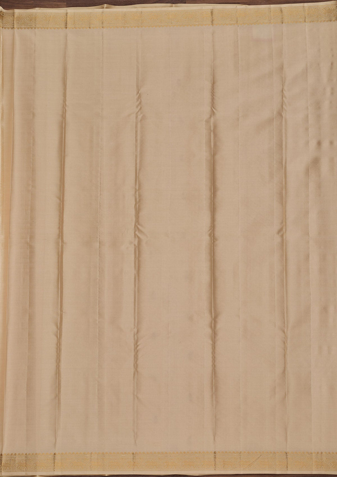 Beige Zariwork Pure Silk Saree