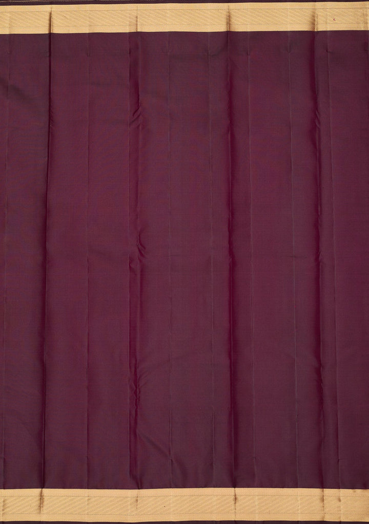 Brown Zariwork Pure Silk Saree
