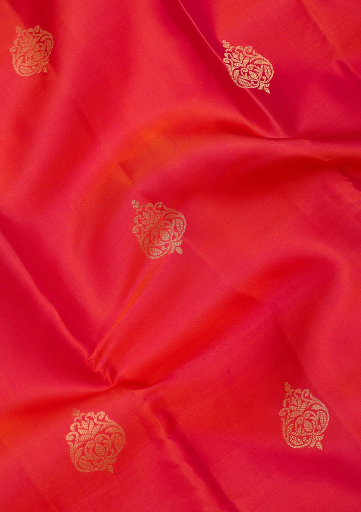 Red Zariwork Pure Silk Saree