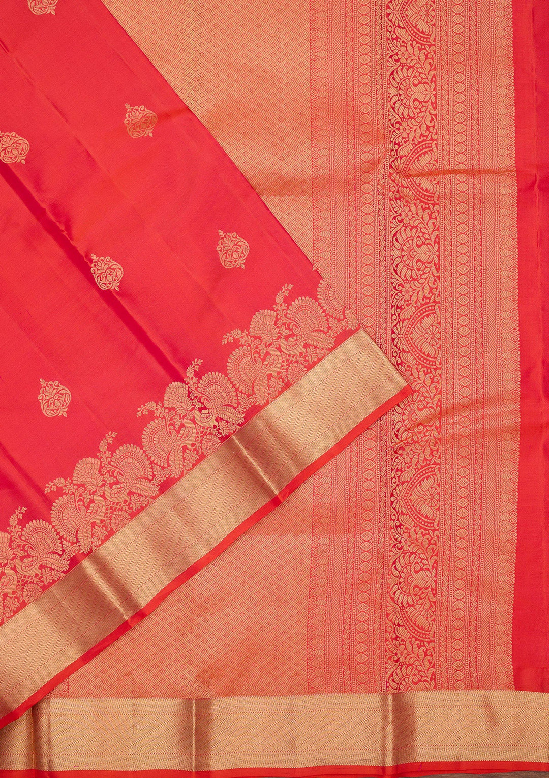 Red Zariwork Pure Silk Saree